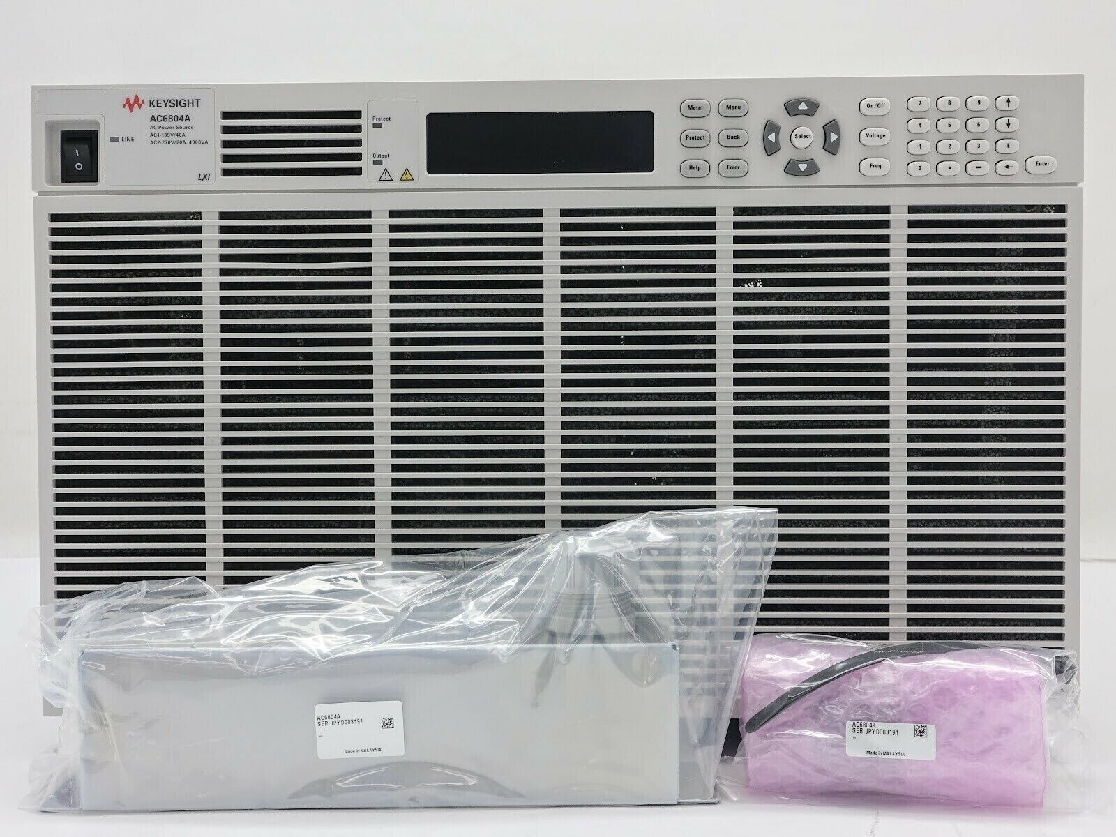 Keysight AC6804A Basic AC Power Source, 4000 VA, 270 V, 20 A , 2 in stock Keysight AC6804A Basic AC Power Source, 4000 VA, 270 V, 20 A , 2 in stock